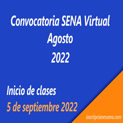 Tercera Convocatoria Modalidad Virtual SENA 2022
