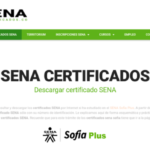 Certificado digital Sena Sofia plus