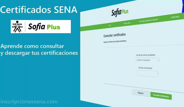 Certificado Sena virtual Sofia plus