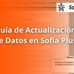Sena Sofia plus actualizar datos